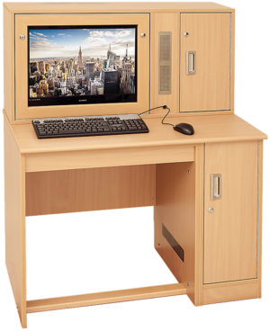 Secure Computer Desk