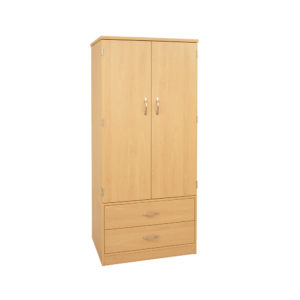 Tough Original Double Wardrobe with 2 drawers