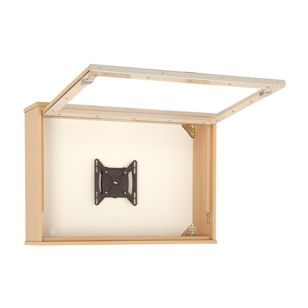 Cabinet tv discount wall mount