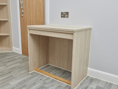 Mental health hospital - fitted desk