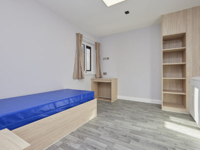 Mental health hospital - fitted bedroom furniture